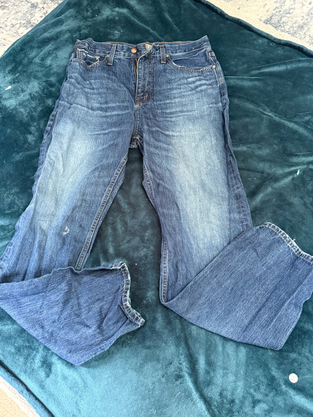 Blue Washed Denim Jeans (size 29 - 6)